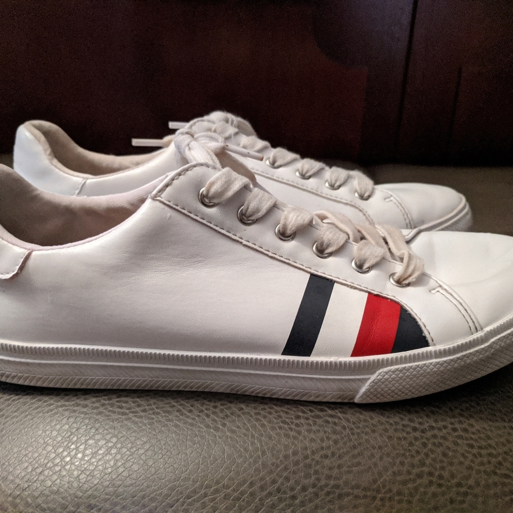 TOMMY HILFIGER SNOW WHITE SHOES W STIPS - Picture 6 of 6